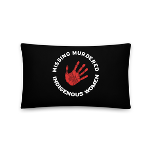 Red Hand - Supporter of MMIW Awareness | Pillow