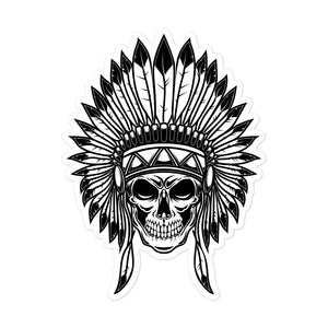 Native American Skull | Sticker