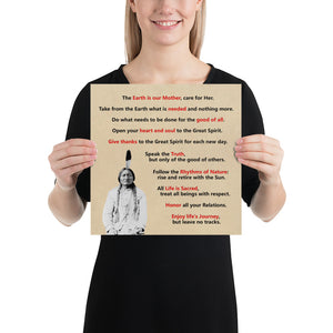 aka Ten Commandments - Photo paper poster