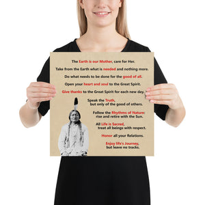 aka Ten Commandments - Photo paper poster