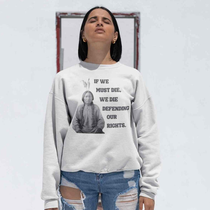 If We Must Die, We Die Defending Our Rights | Heavy Hoodie