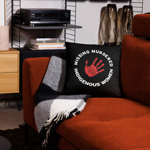 Red Hand - Missing Murdered Indigenous Women | Basic Pillow