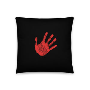 Red Hand - Missing Murdered Indigenous Women | Basic Pillow