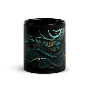 Mother of Earth | Black Glossy Mug