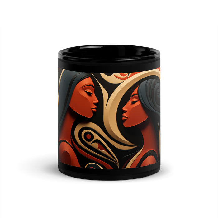 Two Spirited | Black Glossy Mug