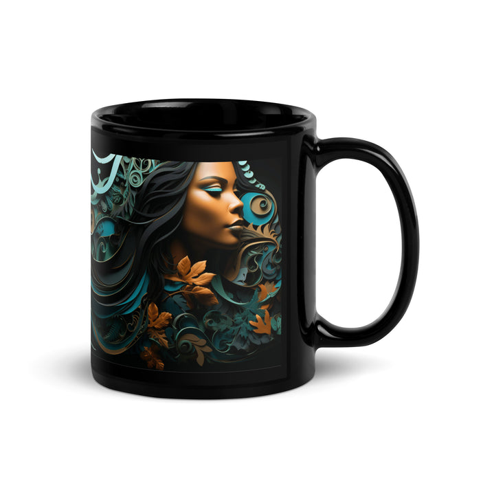 Mother of Earth | Black Glossy Mug