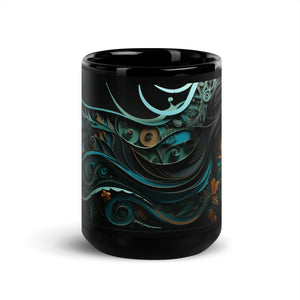 Mother of Earth | Black Glossy Mug