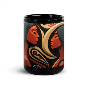 Two Spirited | Black Glossy Mug