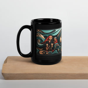 Westcoast Transition | Black Glossy Mug