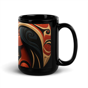 Two Spirited | Black Glossy Mug