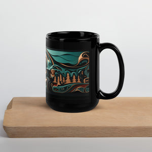 Westcoast Transition | Black Glossy Mug