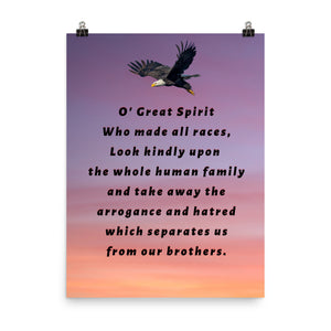 Oh Great Spirit | Poster