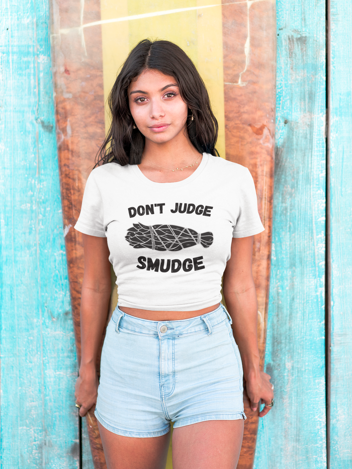 Don't Judge Smudge | Crop Tee