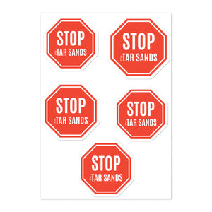 Stop the Tar Sands | Sticker sheet