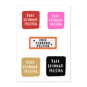 Free Leonard Peltier | Sticker sheet