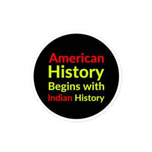 Begins with Indian History | Stickers