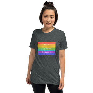 Free Leonard Peltier - Rainbow Block | Lightweight Tee