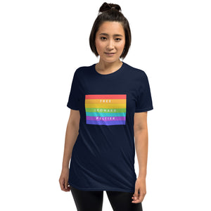 Free Leonard Peltier - Rainbow Block | Lightweight Tee