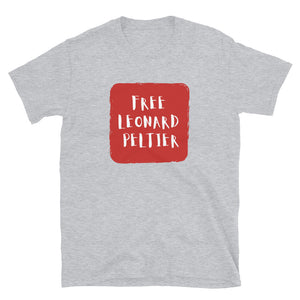 Free Leonard Peltier - Red Block | Lightweight Tee