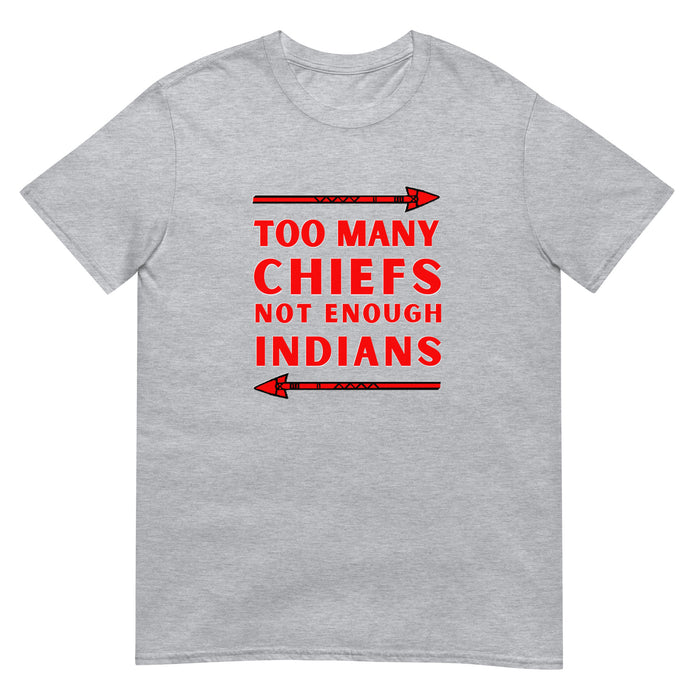 Too Many Chiefs Not Enough Indians | Lightweight Tee