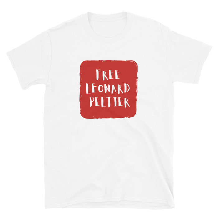 Free Leonard Peltier - Red Block | Lightweight Tee