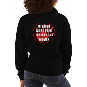 Red Hand - MMIW - designs on f&b | Heavy Hoodie