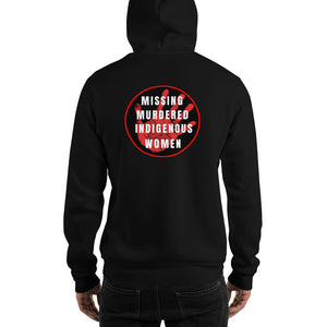 Red Hand - MMIW - designs on f&b | Heavy Hoodie