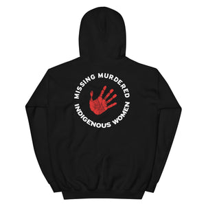 Missing Murdered Indigenous Women - Badge f&b | Heavy Hoodie