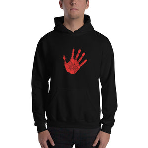 Red Hand - MMIW - designs on f&b | Heavy Hoodie