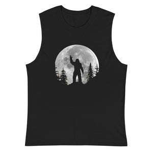 Sasquatch Waving | Muscle Shirt