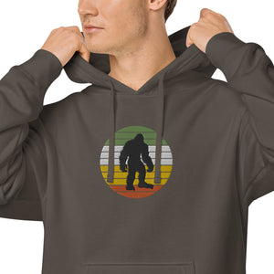 Retro Sasquatch | Pigment-dyed hoodie