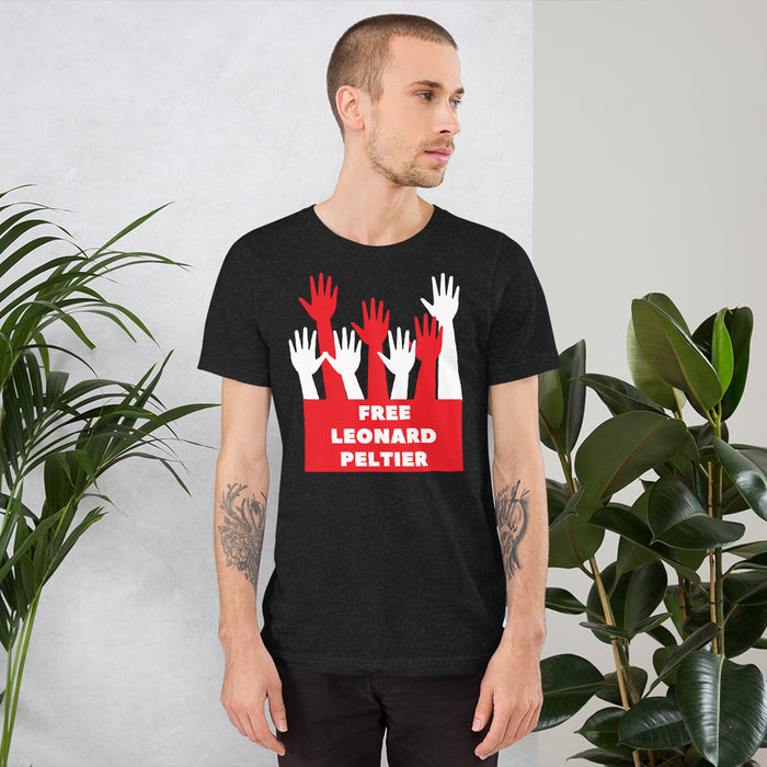 Free Leonard Peltier - Hands | Premium Tee