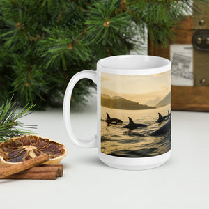 Black Fish Counsel | White Glossy Mug