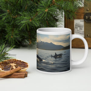 Black Fish Counsel | White Glossy Mug