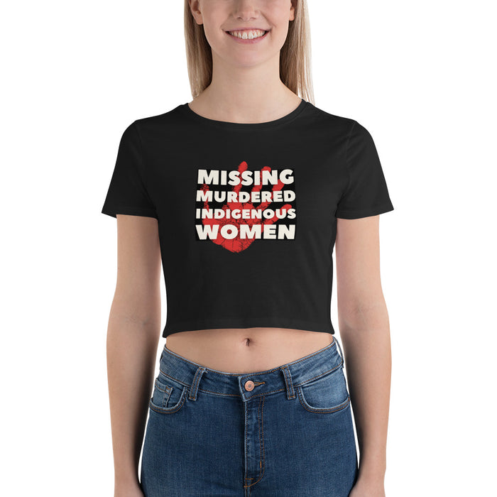 MMIW - Missing Murdered Indigenous Women | Crop Tee