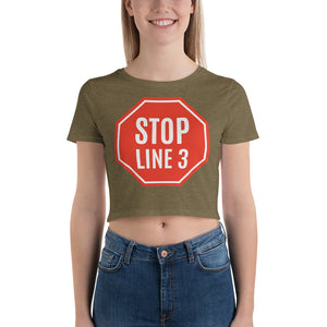 Stop Line 3 | Crop Tee