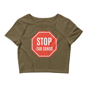 Stop the Tar Sands | Crop Tee