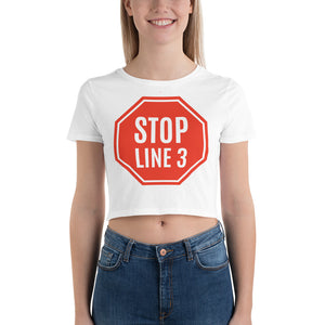 Stop Line 3 | Crop Tee