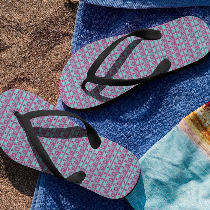 Southwest - Pink/Blue | Flip Flops