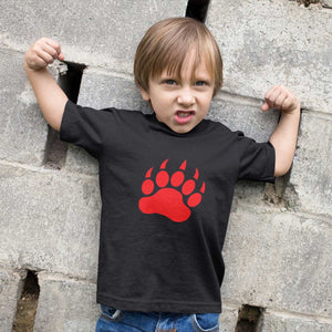Bear Paw - Red | Youth T-Shirt
