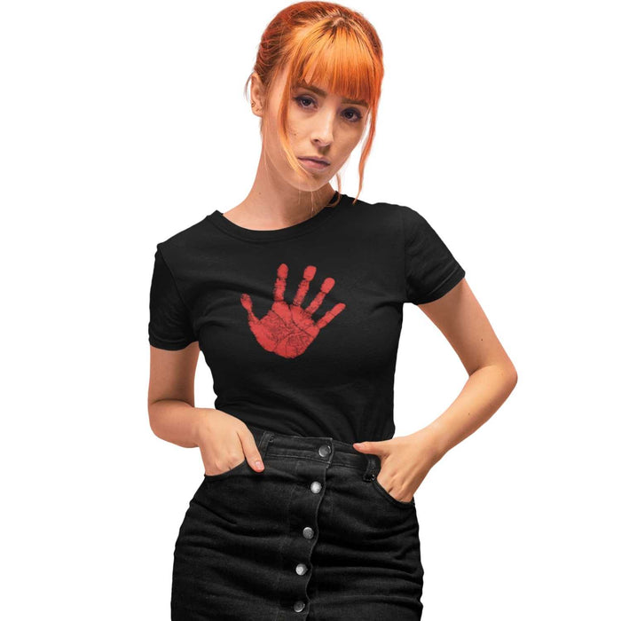Red Hand - Supporter of MMIW | Fitted Tee