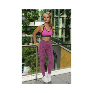 Southwest - Dark Pink/Purple | Yoga Leggings