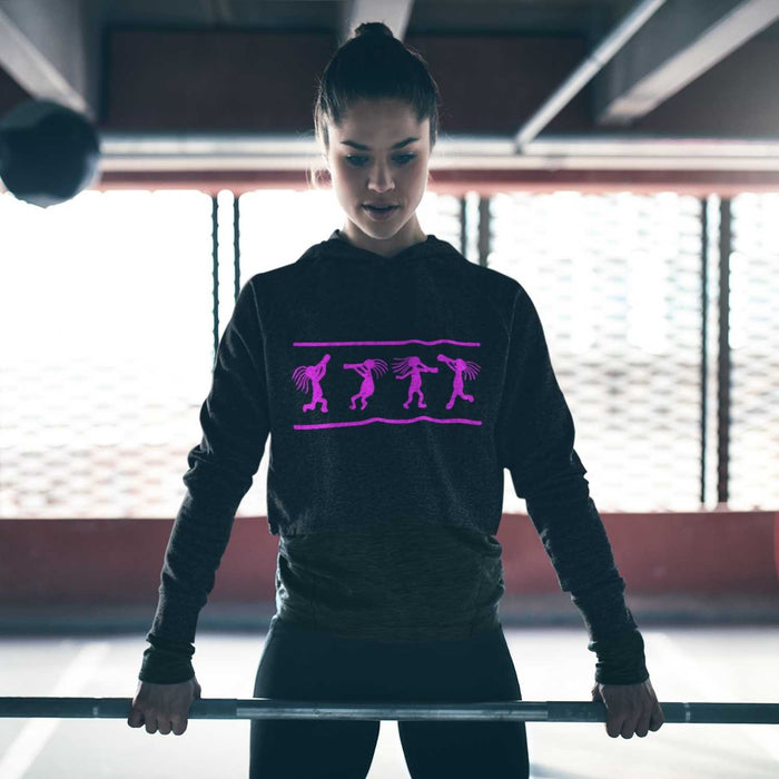 Kokopelli Dance | Crop Hoodie