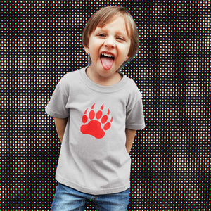 Bear Paw - Red | Youth T-Shirt