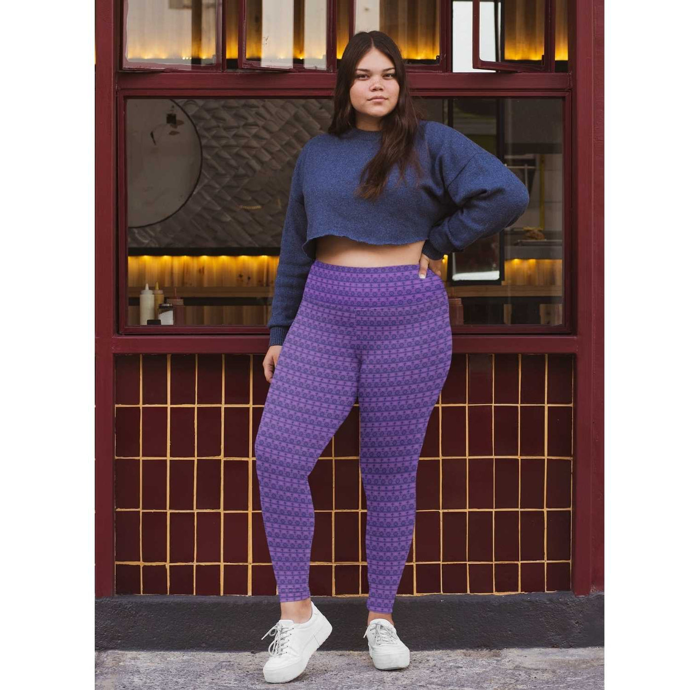 Southwest - Purple | Plus Size Leggings