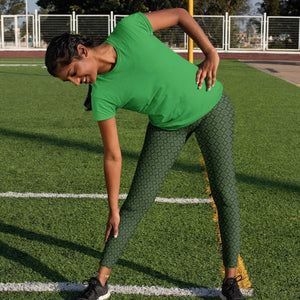 Southwest - Green | Youth Leggings