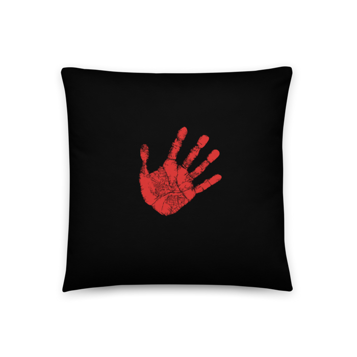 Red Hand - Supporter of MMIW Awareness | Pillow