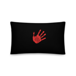Red Hand - Supporter of MMIW Awareness | Pillow