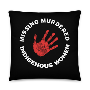 Red Hand - Supporter of MMIW Awareness | Pillow