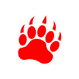 Bear Paw - Red | Sticker